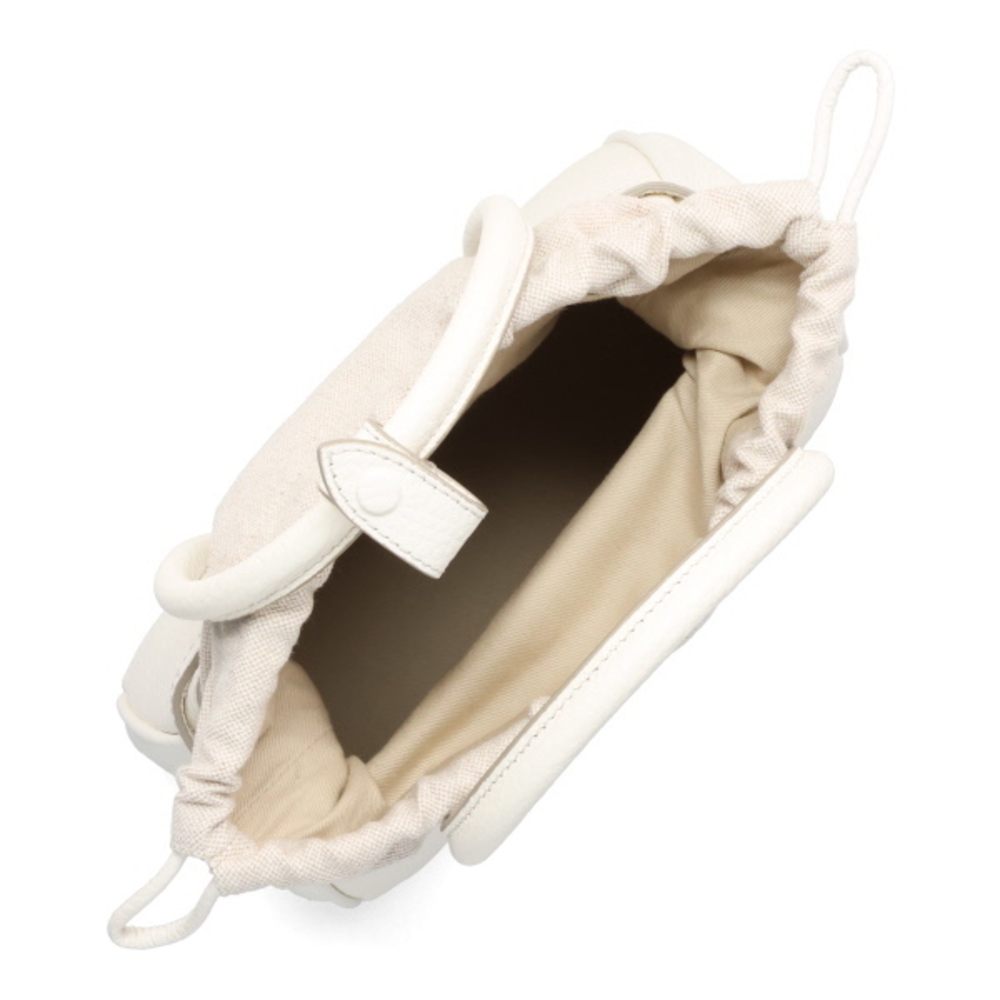 Maison Margiela Drawstring Mini Leather Handbag W… - image 3